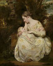 Mrs. Susanna Hoare and Child 1763 By Sir Joshua Reynolds