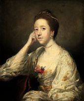 Portrait of a Lady in White c1762 By Sir Joshua Reynolds