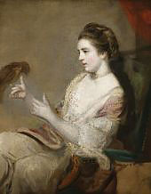 Portrait of Kitty Fisher By Sir Joshua Reynolds