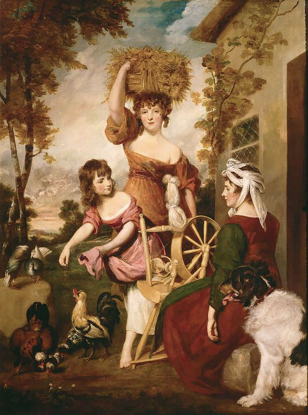 The Cottagers 1788 by Sir Joshua Reynolds | Oil Painting Reproduction