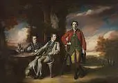 The Honorable Henry Fane with Inigo Jones and Charles Blair By Sir Joshua Reynolds
