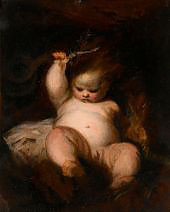 The Infant Hercules By Sir Joshua Reynolds