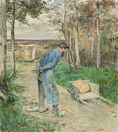 The Acorn and The Pumpkin By Jules Bastien Lepage