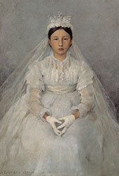 The Young Communicant 1875 By Jules Bastien Lepage