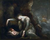 Danae and Perseus on Seriphos 1790 By Henry Fuseli