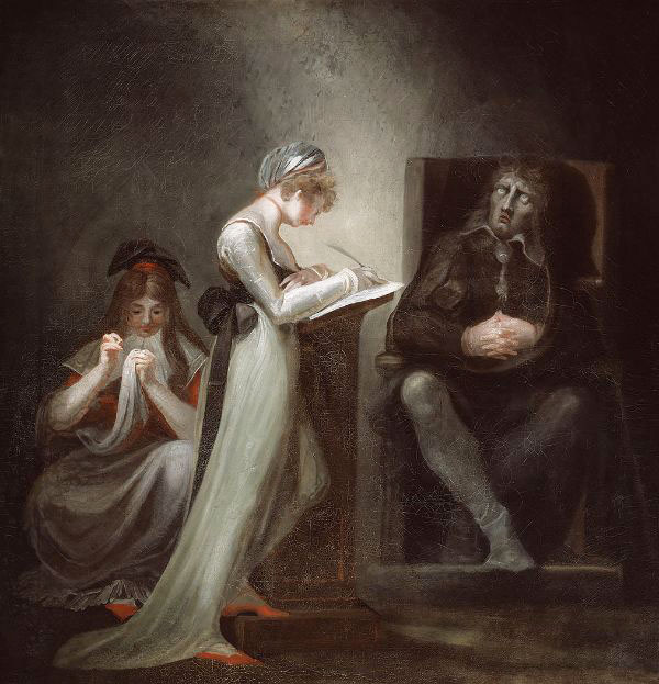 Milton Dictating to his Daughter | Oil Painting Reproduction