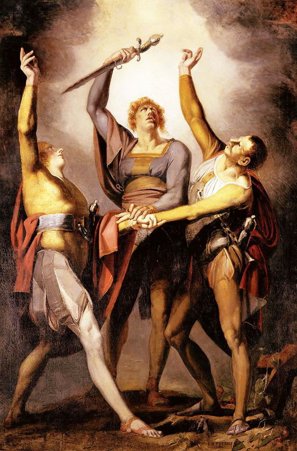 Oath on the Rutli by Henry Fuseli | Oil Painting Reproduction