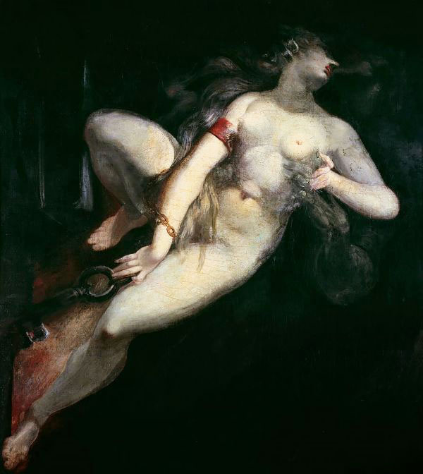 Sin Pursued by Death by Henry Fuseli | Oil Painting Reproduction
