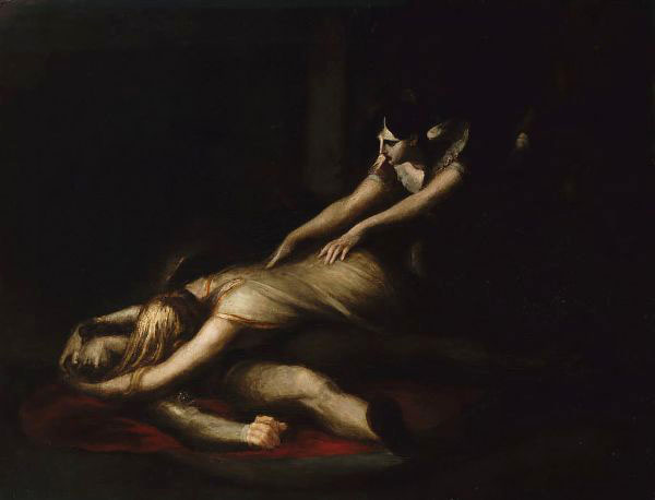 The Pain of Kriemhild by Henry Fuseli | Oil Painting Reproduction