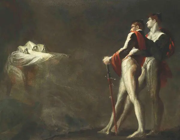 The Three Witches Appearing to Macbeth and Banquo By Henry Fuseli