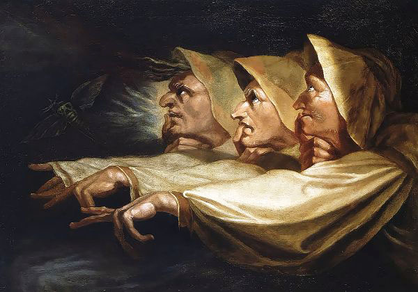 Three Witches 1783 by Henry Fuseli | Oil Painting Reproduction