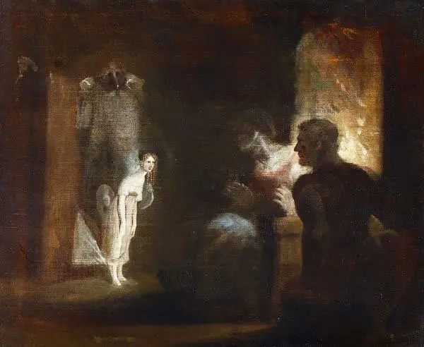 Undine Enters the House of the Fisherman and his Wife By Henry Fuseli
