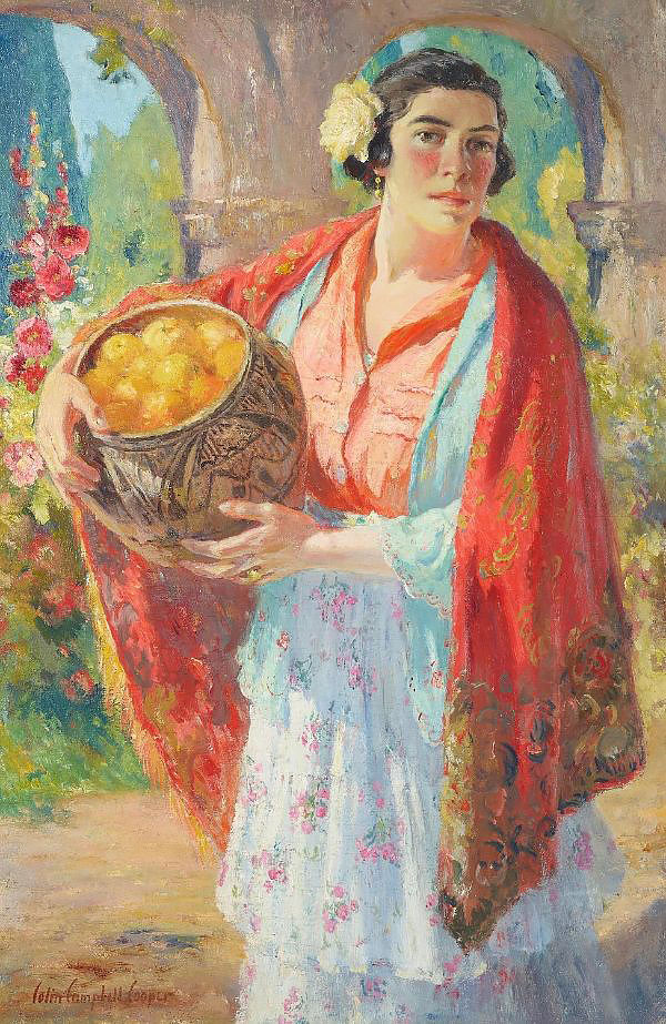 A Bountiful Crop by Colin Campbell Cooper | Oil Painting Reproduction