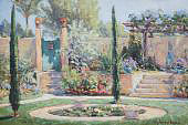 A Garden Path By Colin Campbell Cooper