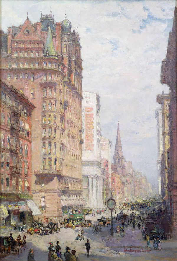 Fifth Avenue New York City | Oil Painting Reproduction
