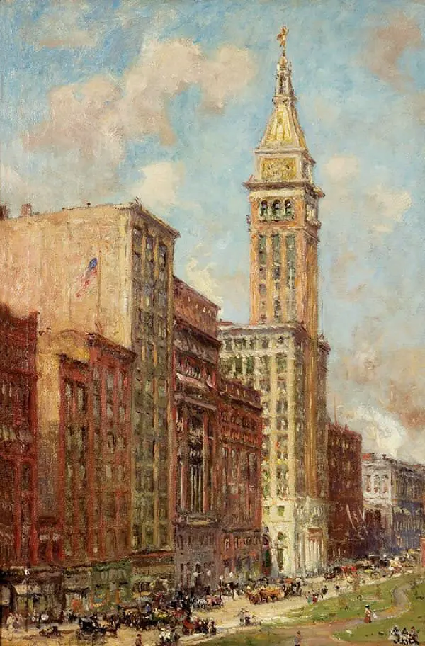 Metropolitan Life Tower By Colin Campbell Cooper