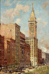 Metropolitan Life Tower By Colin Campbell Cooper