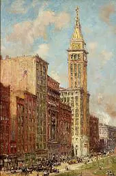 Metropolitan Life Tower By Colin Campbell Cooper