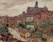 Sketch at Siena 1912 By Colin Campbell Cooper