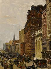 Waldorf Astoria New York 1908 By Colin Campbell Cooper