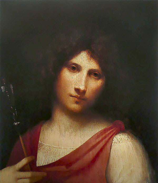 Boy with an Arrow c1500 by Giorgione | Oil Painting Reproduction