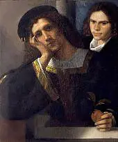 Double Portrait of Unknown Persons 1502 By Giorgione