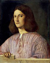 Portrait of a Young Man c1505 By Giorgione