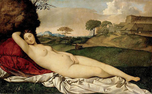 Sleeping Venus 1510 by Giorgione | Oil Painting Reproduction