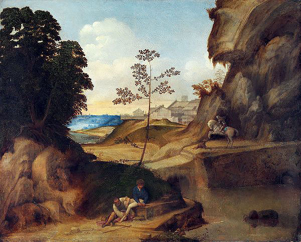 The Sunset c1505 by Giorgione | Oil Painting Reproduction