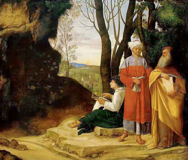 The Three Philosophers by Giorgione | Oil Painting Reproduction