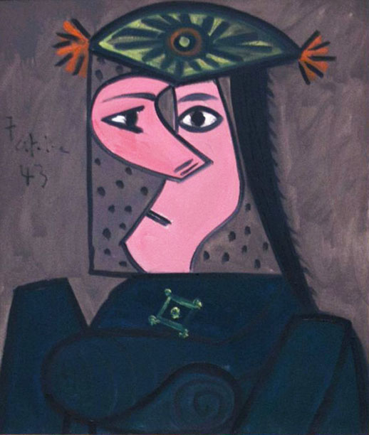 Bust of A Woman 1943 by Pablo Picasso | Oil Painting Reproduction