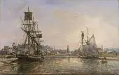 Honfleur 1865 By Johan Barthold Jongkind