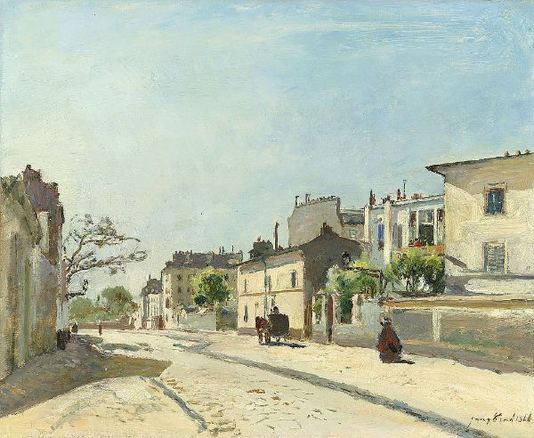 Rue Notre Dame Parijs 1866 | Oil Painting Reproduction