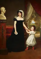 Comtesse De Lasalle Et De Sa Fille By Antoine Jean Gros