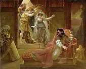 David Playing the Harp for King Saul By Antoine Jean Gros