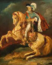 Equestrian Portrait of Geronimo Bonaparte By Antoine Jean Gros