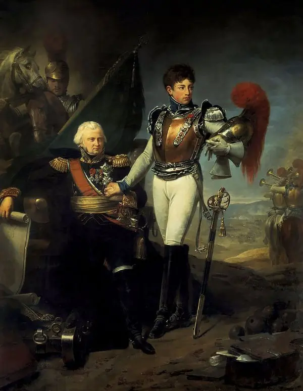 Jean Lariboisiere and his Son Honore at the Battle By Antoine Jean Gros