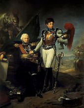Jean Lariboisiere and his Son Honore at the Battle By Antoine Jean Gros
