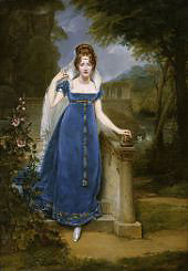 Lady in Landscape By Antoine Jean Gros