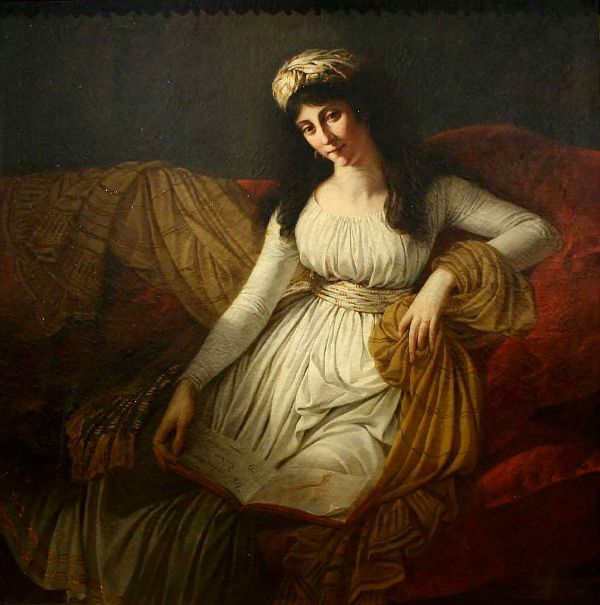 Madame Fravega 1795 by Antoine Jean Gros | Oil Painting Reproduction