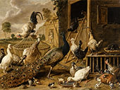 Poultry Farm 1650 By Adriaen Van Utrecht