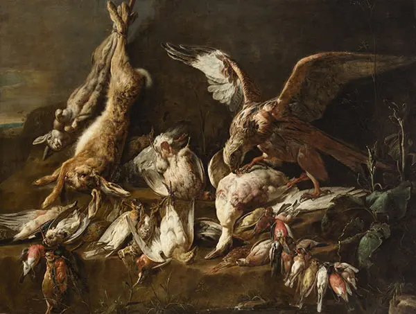 Still Life of Game c1650 By Adriaen Van Utrecht