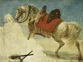 Study of Harnessed Arabian Horse By Antoine Jean Gros