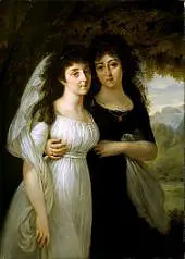 The Maistre Sisters By Antoine Jean Gros