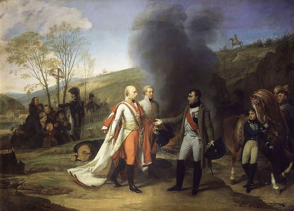 The Meeting of Napoleon and Francis II after the Battle of Austerlitz | Oil Painting Reproduction