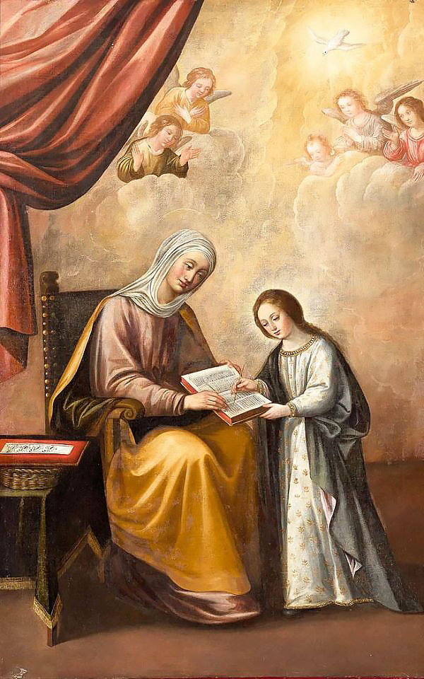 The Education of the Virgin | Oil Painting Reproduction