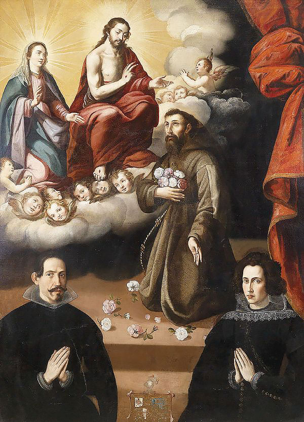Vision of Saint Francis by Juan del Castillo | Oil Painting Reproduction