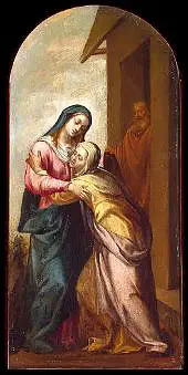 Visitation 1630 By Juan del Castillo