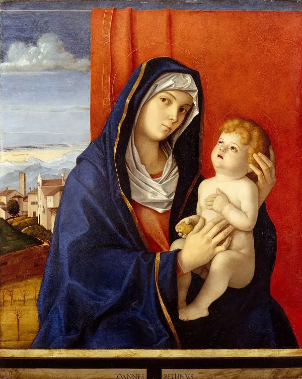Madonna and Child c1485 By Giovanni Bellini