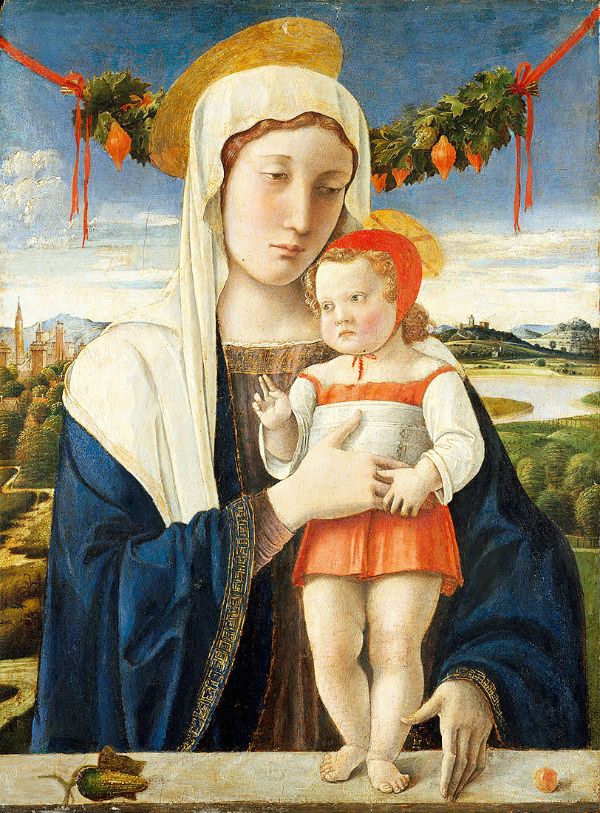 Madonna and Child c1470 by Giovanni Bellini | Oil Painting Reproduction